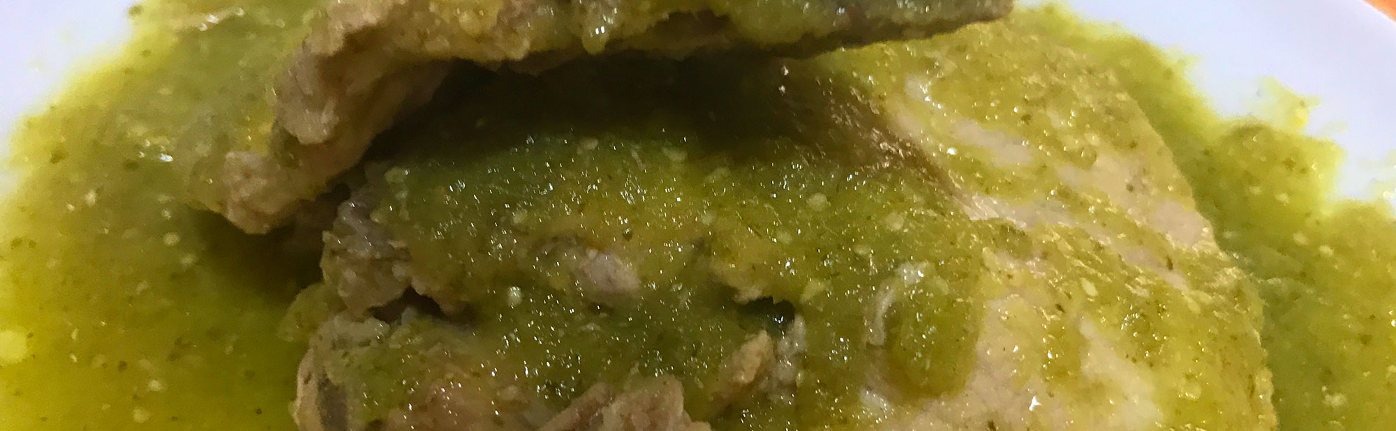Chuleta de Cerdo en Salsa Verde · 