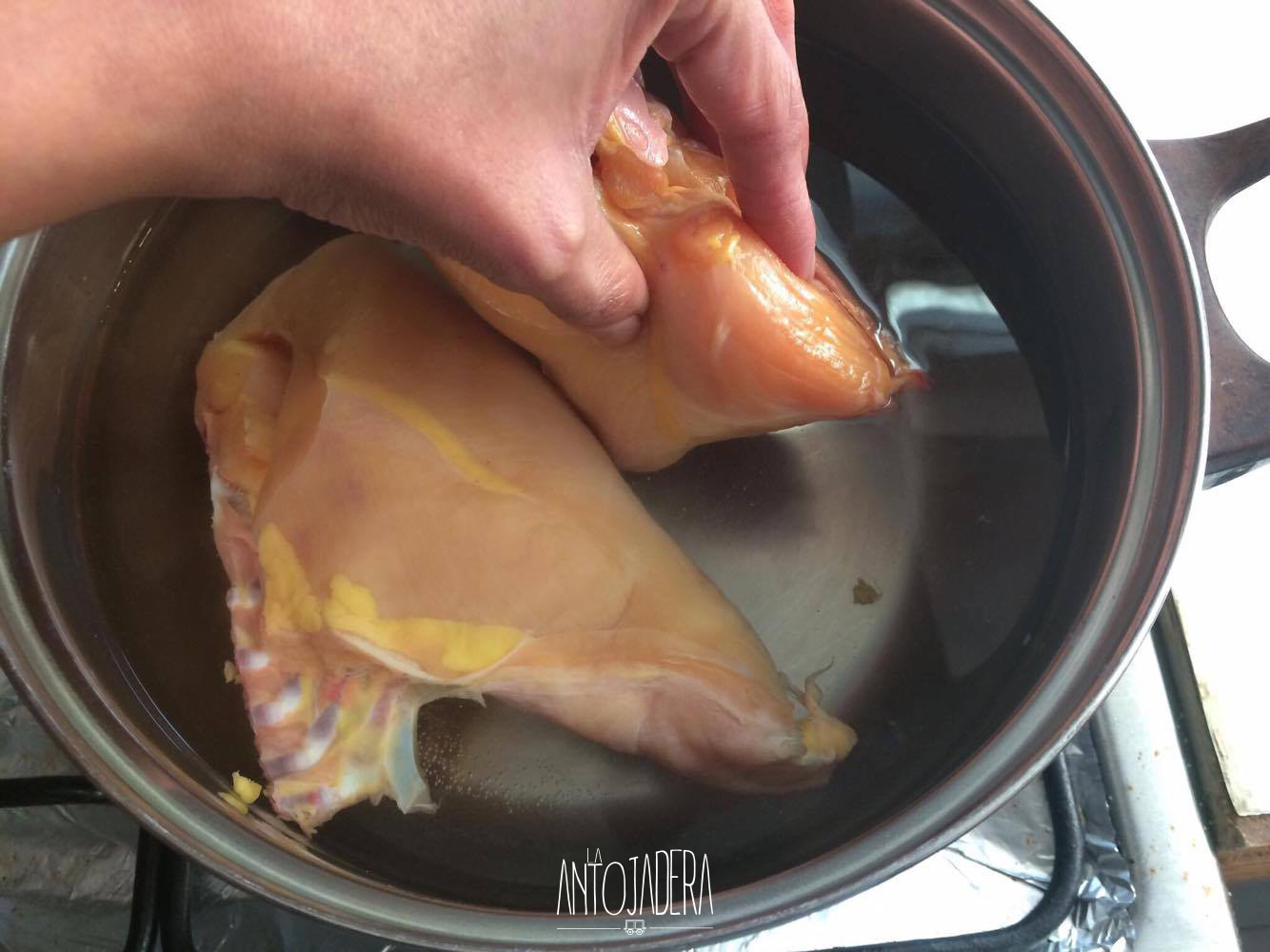 La Antojadera | Tortitas de Pollo con Caldillo de Jitomate